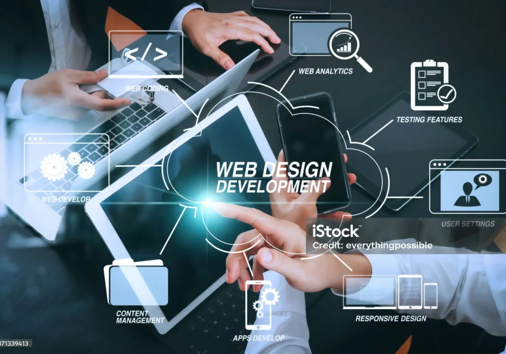 Web Design 2 diverse team marketing concept socialfly